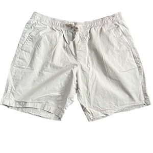 GAP Easy Shorts Cream Size XL 9 inch Summer Khaki